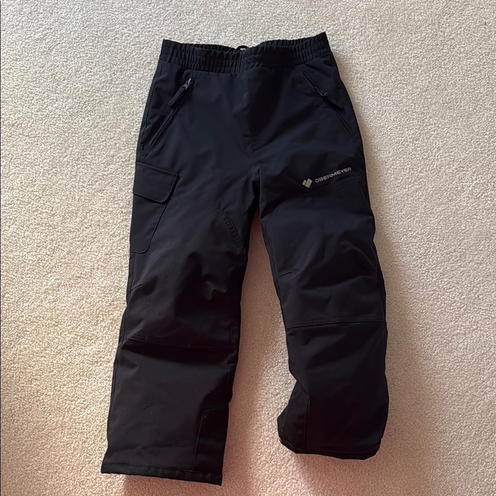 Obermeyer Black Youth Insulated Snow Pants